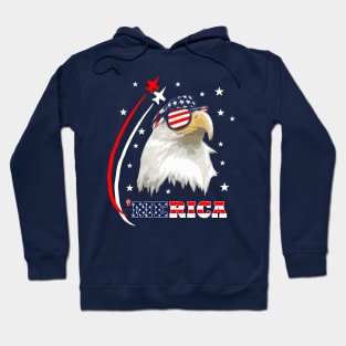 American Bald Eagle Merica Patriot Hoodie